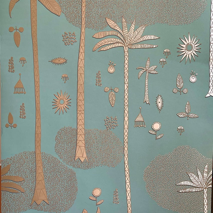 Cosmic Desert in Green by Justina Blakeney® HD phone wallpaper