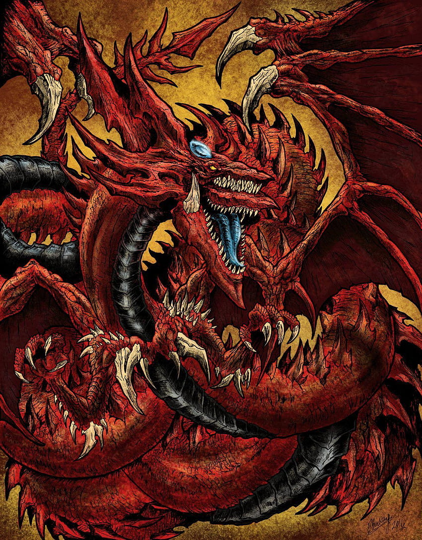 YuGiOh Slifer the Sky Dragon Tattoo Style by ChieUsagi on DeviantArt