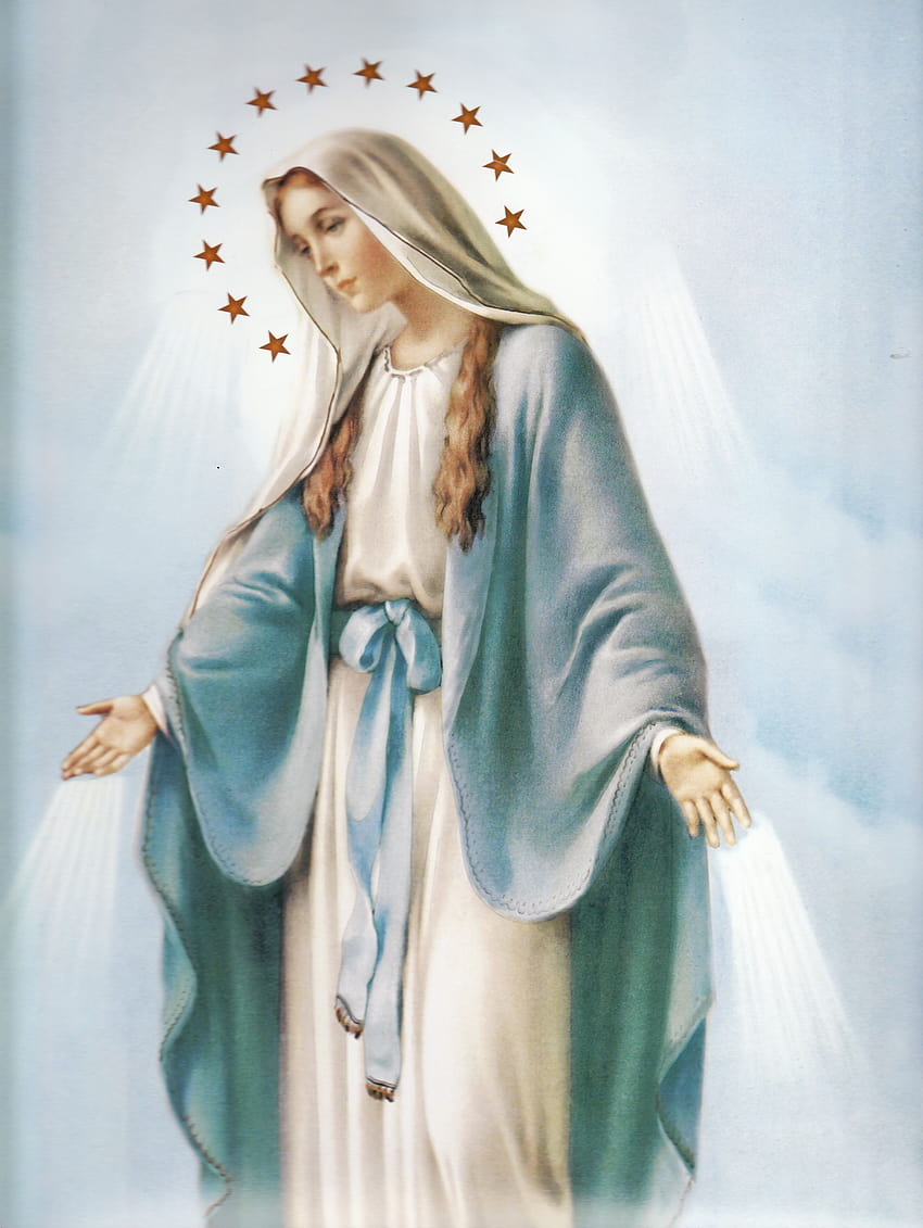 La Virgen Maria Santa Mãe de Deus Arte CRISTIANO [2548x3390] para seu celular e tablet Papel de parede de celular HD