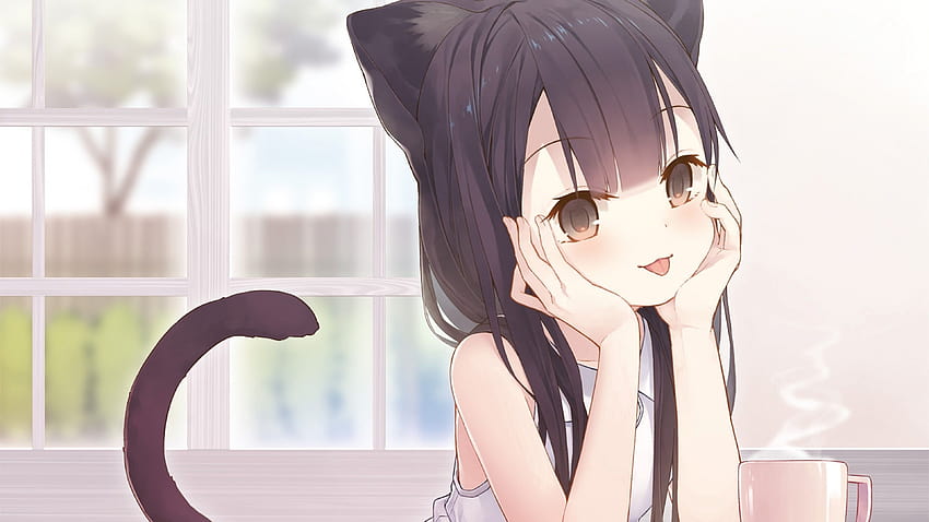 Cat And Cute Image - Anime Cat Ears Png, Transparent Png , Transparent Png  Image - PNGitem