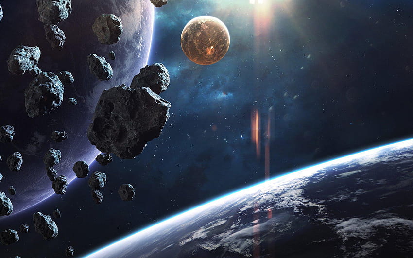 Asteroidengürtel HD-Hintergrundbild