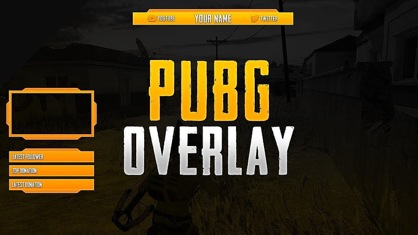 PUBG Overlay for your Gaming streaming HD wallpaper