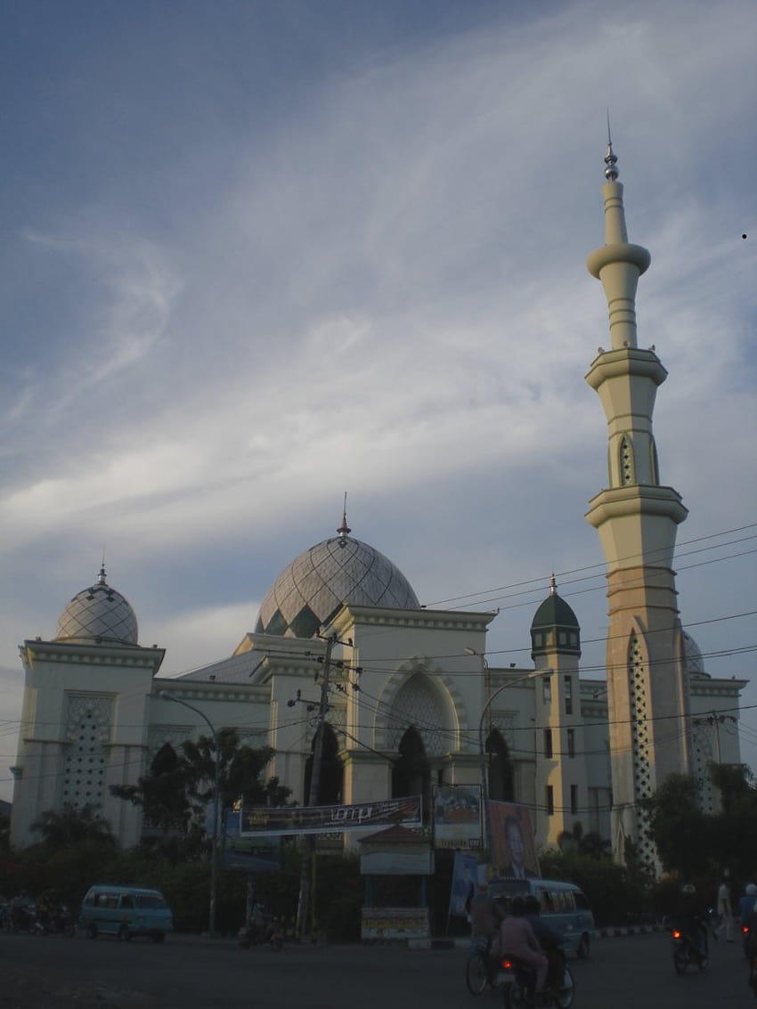 Grand Mosque of Makassar HD phone wallpaper