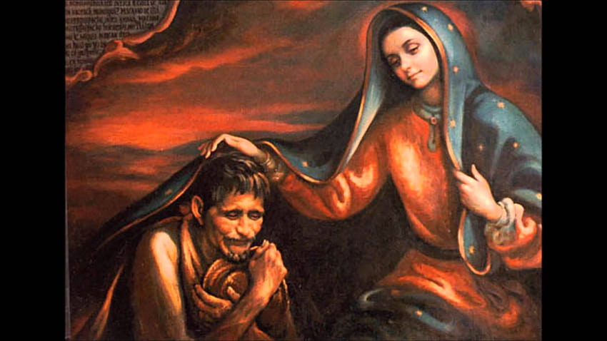 Apparition of Our Lady of Guadalupe HD wallpaper
