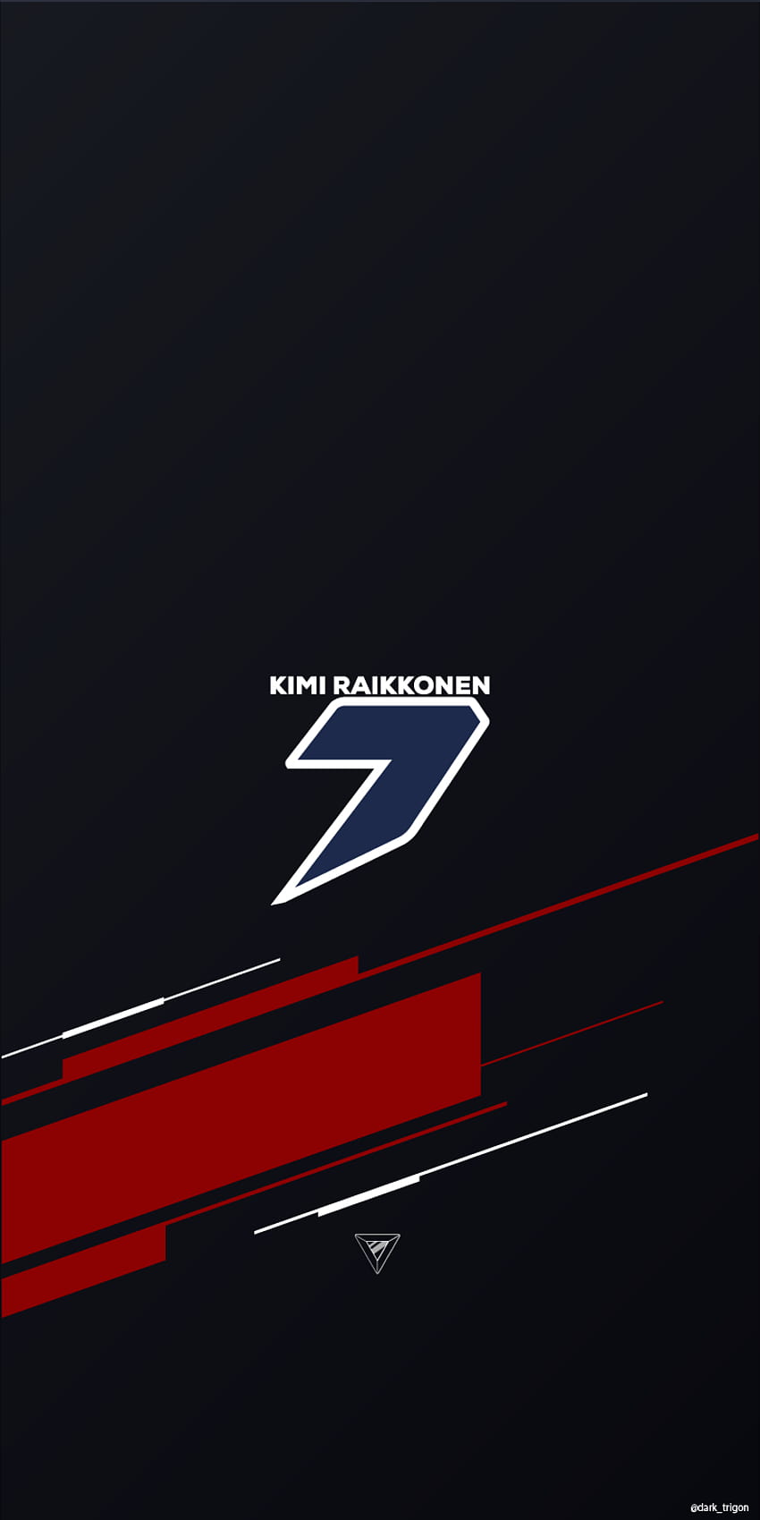 Kimi Raikkonen 7, telefon z logo f1 Tapeta na telefon HD