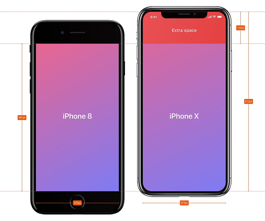 Design for iPhone X, 375x812 HD wallpaper