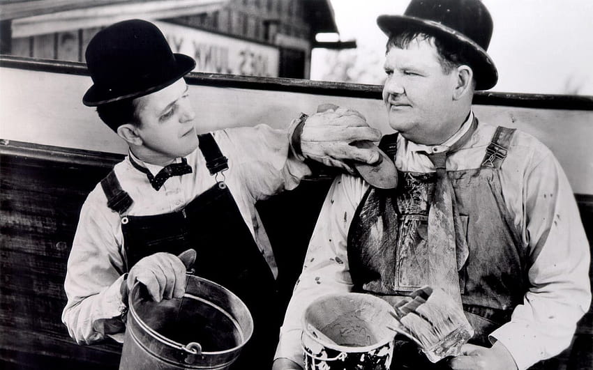 Laurel And Hardy / et arrière-plans mobiles Fond d'écran HD