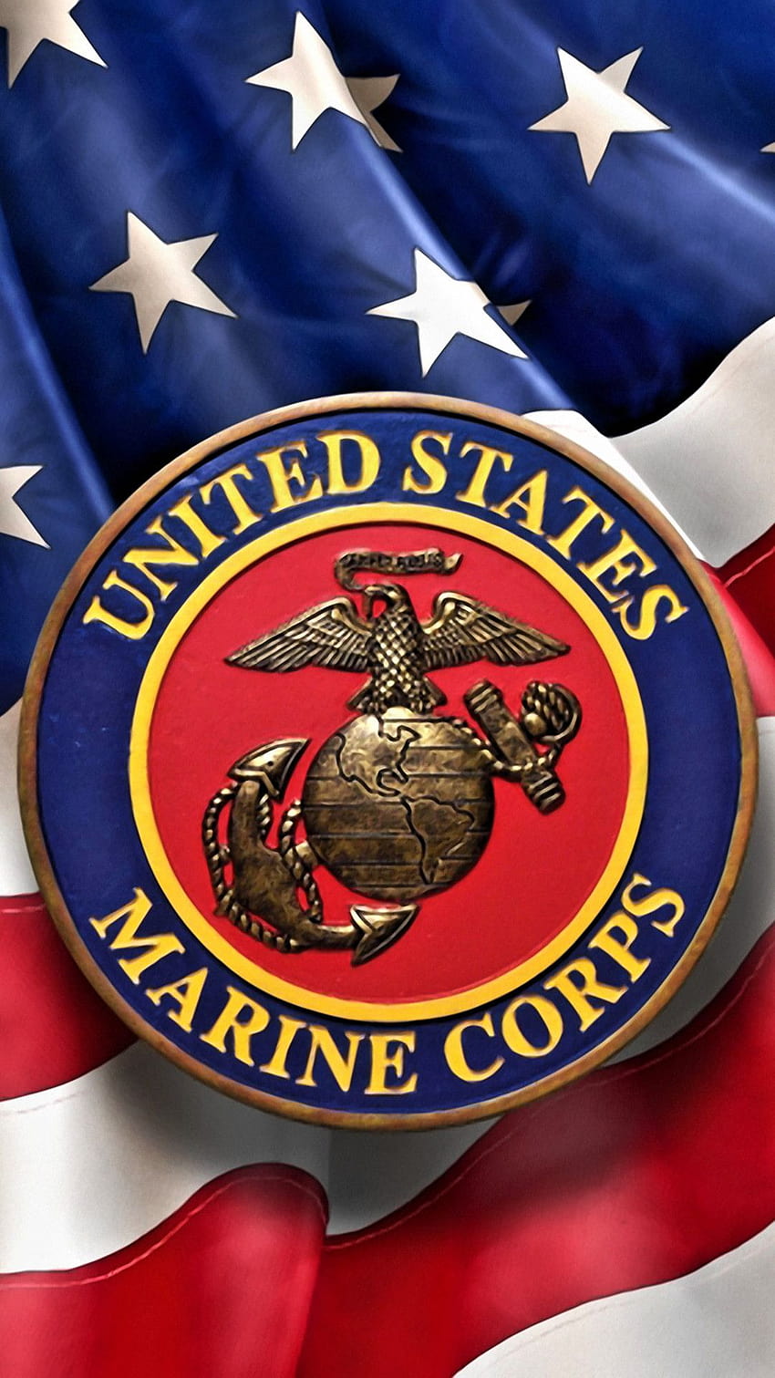 Logotipo del Cuerpo de Marines de EE. UU. fondo de pantalla del teléfono