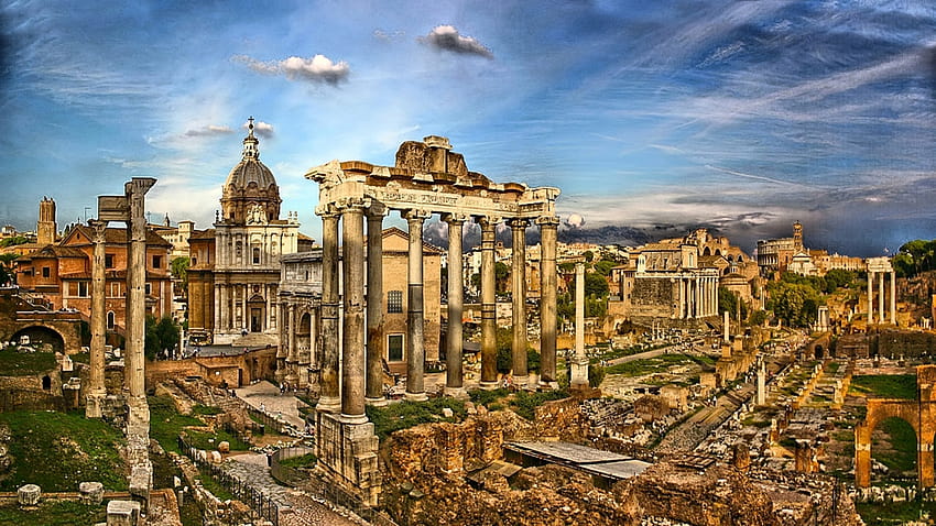 Forum Romanum Arsitektur Italia Reruntuhan Roma 1755890 : 13, forum roman Wallpaper HD