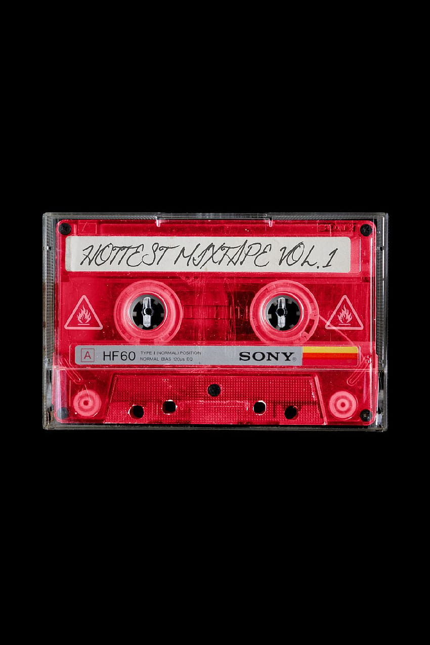 Cassette Tape Mockup, Bandabdeckung HD-Handy-Hintergrundbild