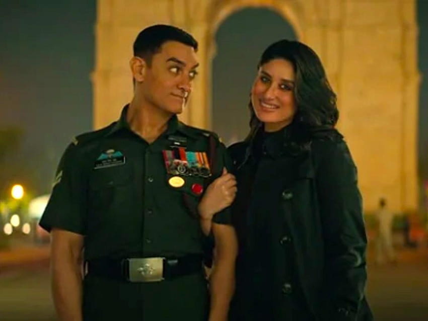 Aamir Khan Kareena Kapoor Başrol Oyuncusu Laal Singh Chaddha'nın Orijinal Forrest Gump İle Fragman Karşılaştırması HD duvar kağıdı
