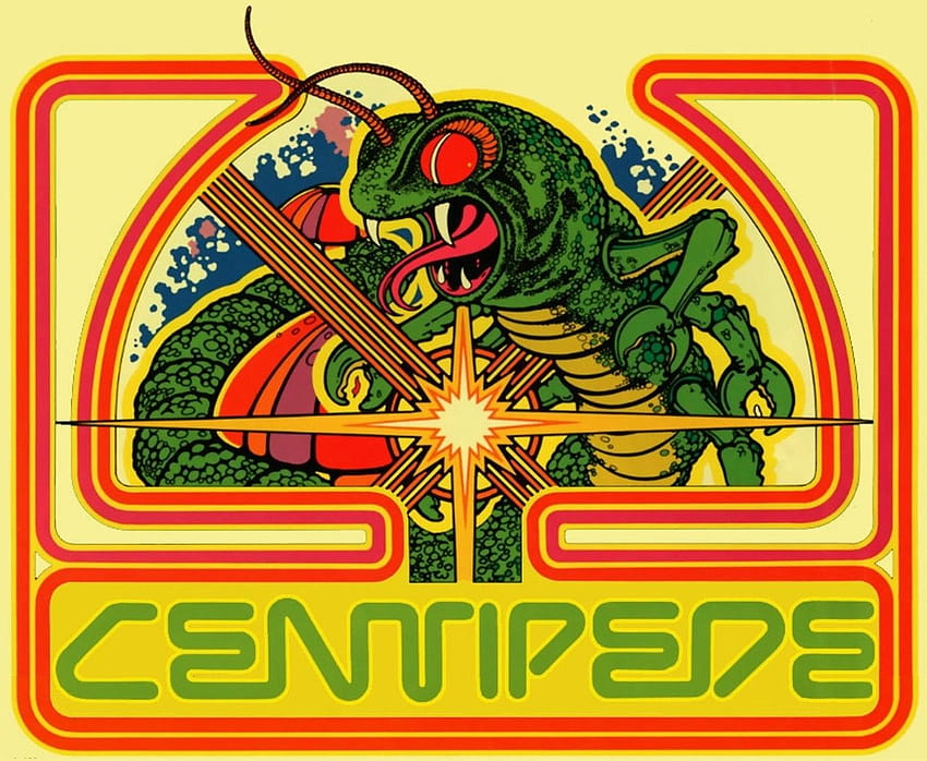 Centipede Arcade Game Art เกมตะขาบ วอลล์เปเปอร์ HD