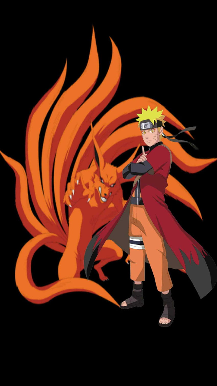 Kurama et Naruto, kurama mignon Fond d'écran de téléphone HD