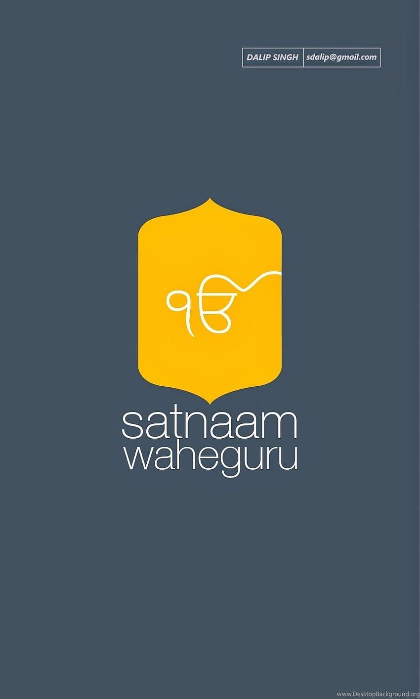 Satnaam Waheguru HD phone wallpaper