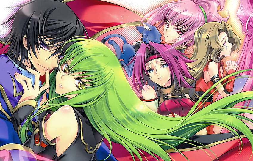 Anime code geass anime girls green hair cc 1080P, 2K, 4K, 5K HD wallpapers  free download