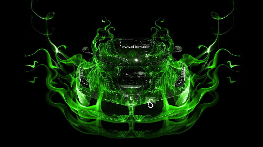 Green Fire Backgrounds posted by John Sellers, green flames HD wallpaper