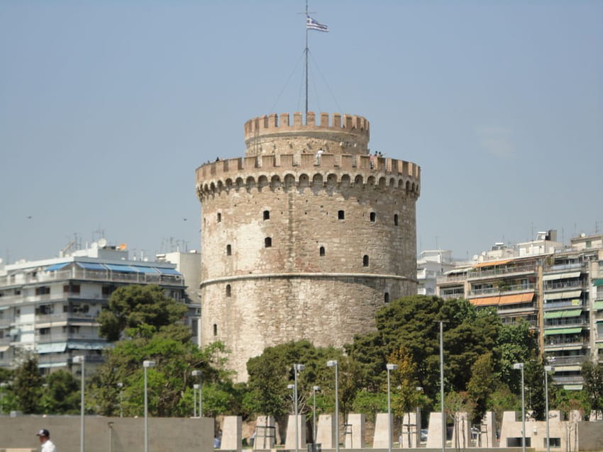 White+Tower, Thessaloniki papel de parede HD