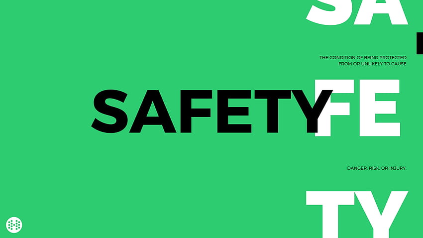 10 Salud y seguridad, la seguridad ante todo fondo de pantalla