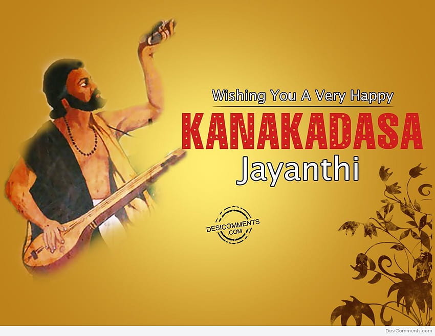 Desejando a você Kanakadasa Jayanthi papel de parede HD