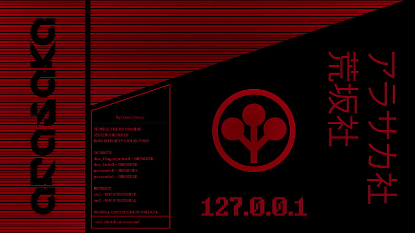 Cyberpunk Arasaka rosso nel 2021 Sfondo HD