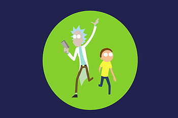 Wallpaper minimal, art, rick and morty desktop wallpaper, hd image,  picture, background, b6da7f