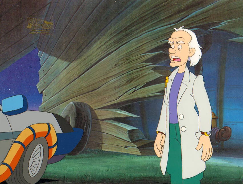 Back to the Future Animated Series Production Cel, back to the future anime HD wallpaper