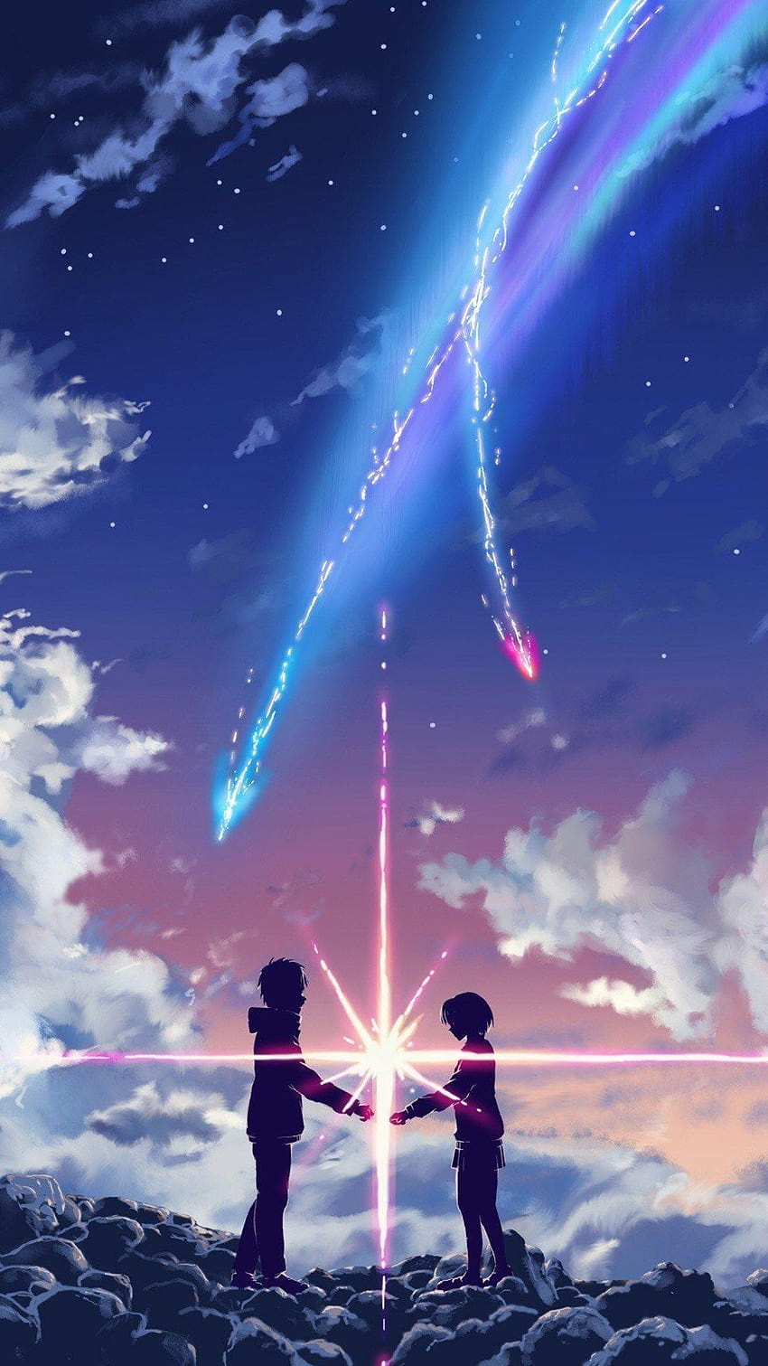 anime aesthetic iphone Fresh Your Name Movie Touching HD phone wallpaper