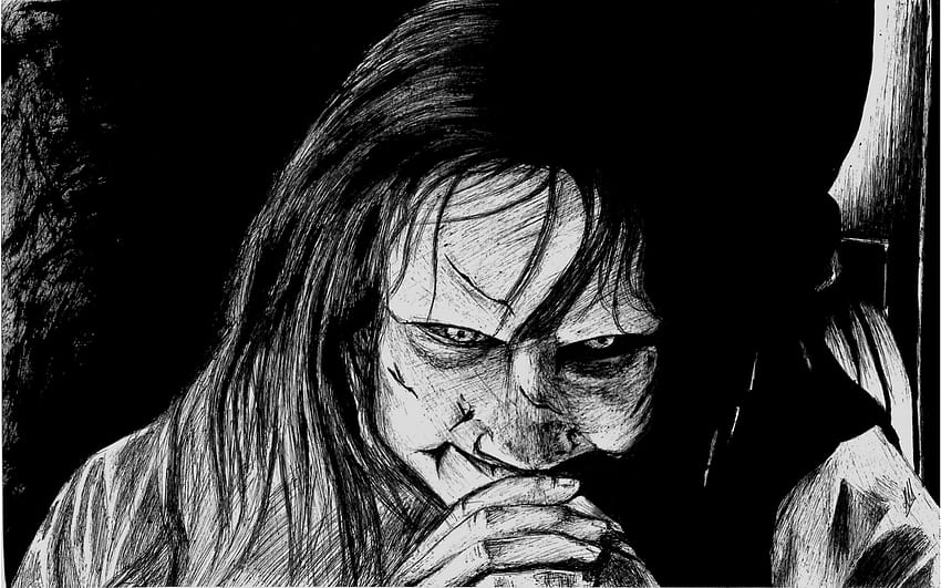 The Exorcist painted HD wallpaper