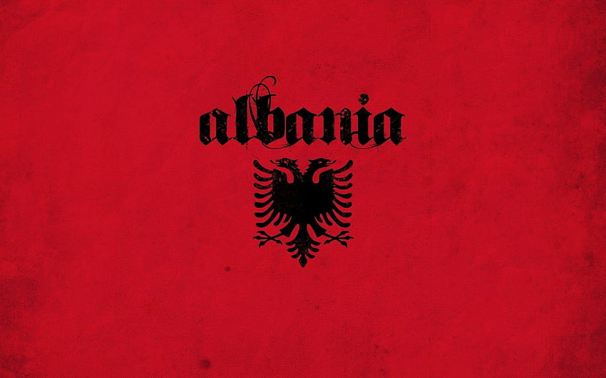 албанско знаме 1920x1200, albanien HD тапет