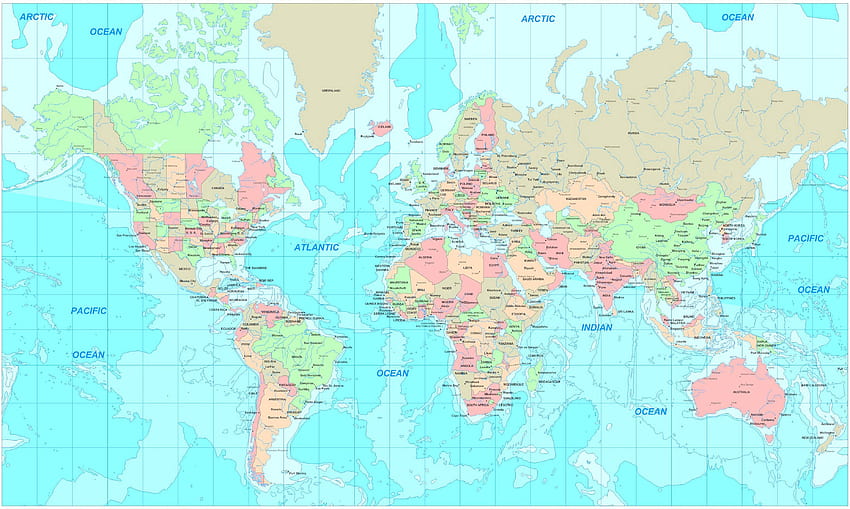 World Map Backgrounds Group, world atlas map computer HD wallpaper
