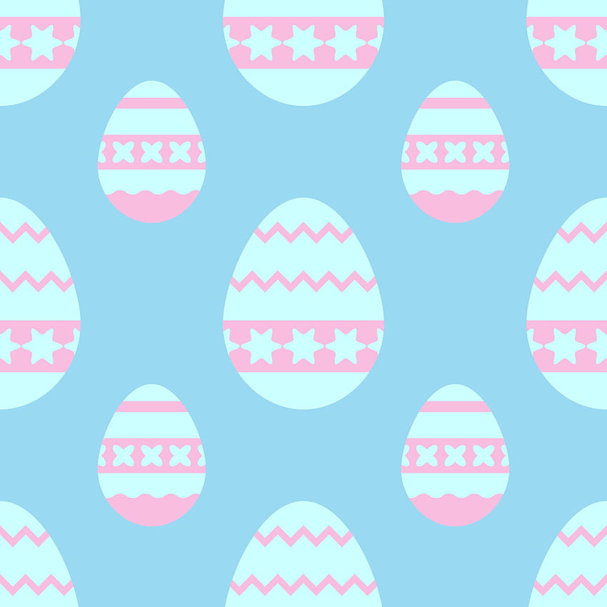 Colorful seamless pattern of sweet Easter eggs on a light background. Simple flat vector illustration. For the design of paper , fabric, wrapping paper, covers, web sites 3486506 Vector Art at Vecteezy HD phone wallpaper