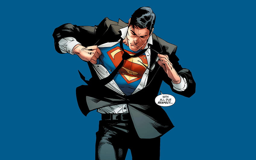 Orang 2560x1600 Superman Clark Kent DC Comics latar belakang sederhana Wallpaper HD