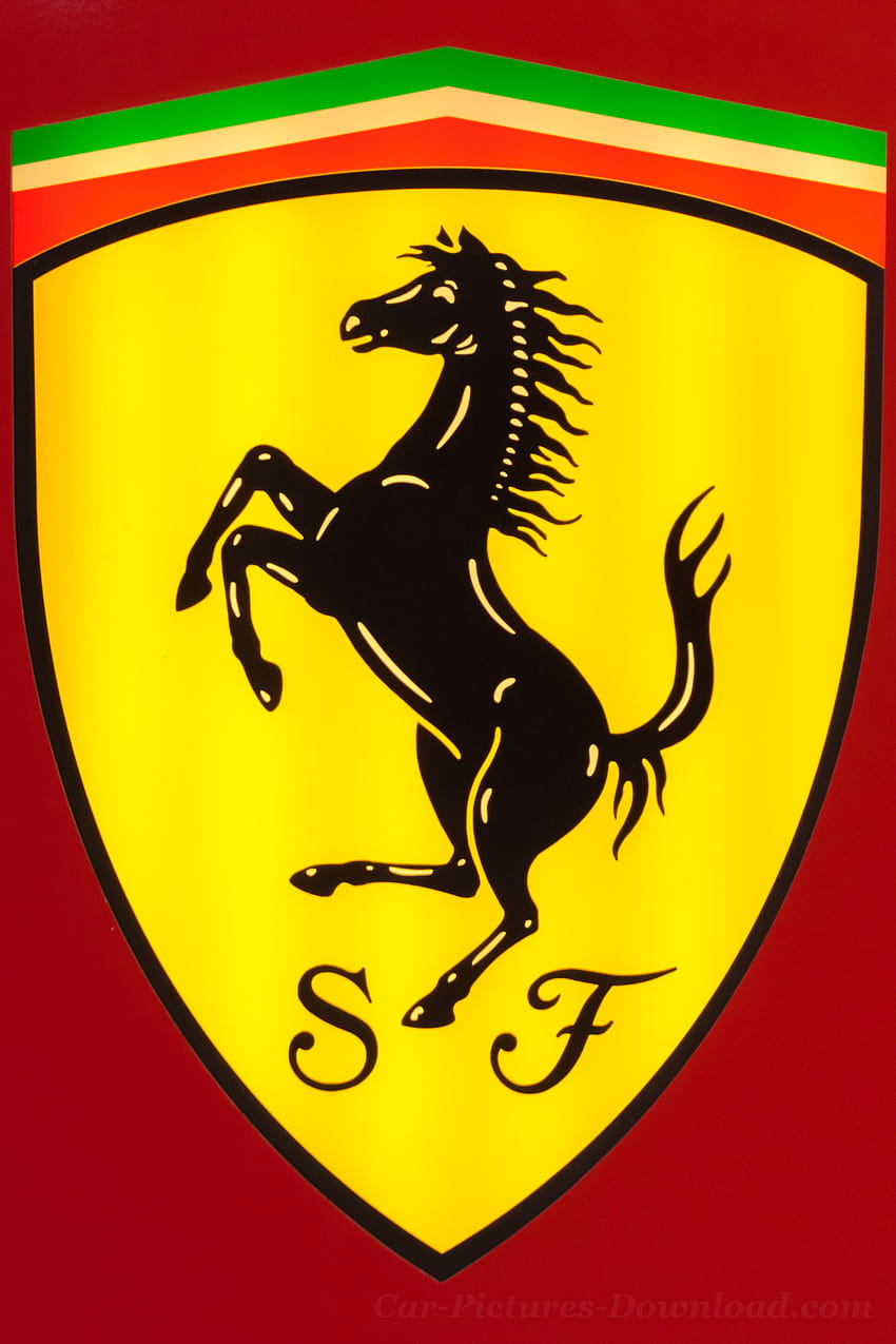 Ferrari Prancing Horse Logo HD phone wallpaper
