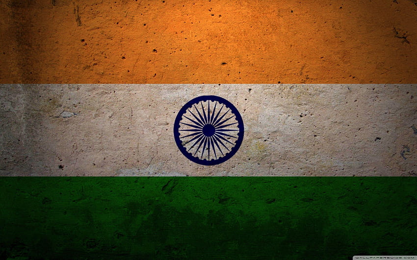 インドの落書きインド グランジ フラグ❤、インドの旗 高画質の壁紙