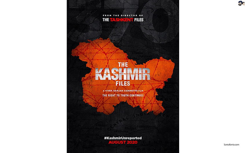 Bollywood filmi The Kashmir Files'ın İlk Bakış posteri HD duvar kağıdı