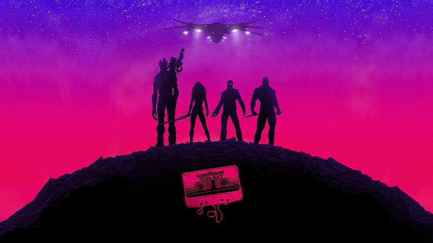 Guardians of the Galaxy, galaxy ps4 purple aesthetic HD wallpaper