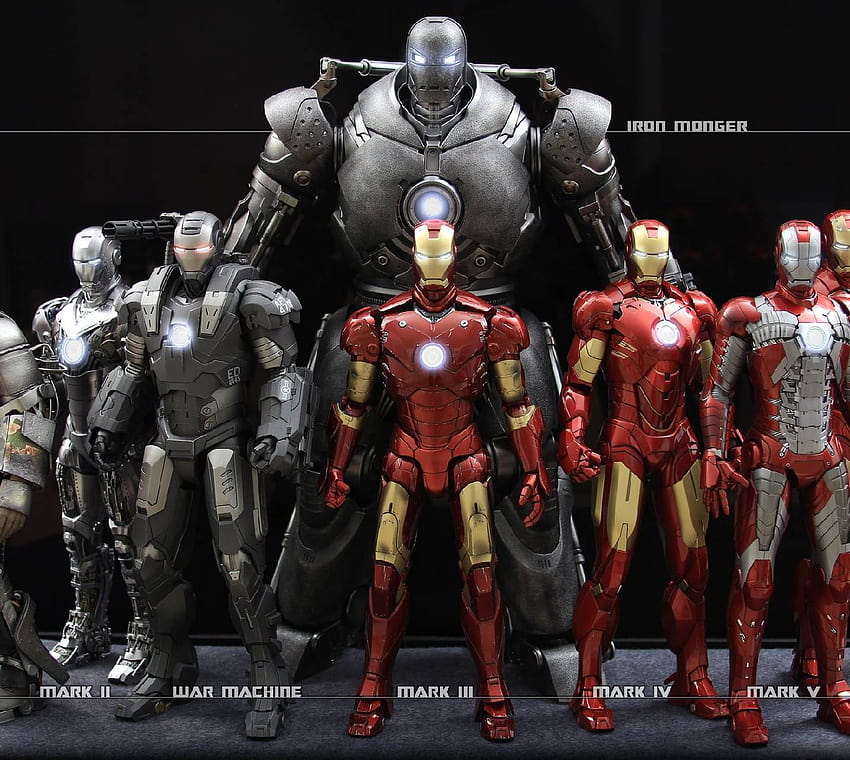 Kostiumy Iron Man firmy Akron117, wszystkie kombinezony Iron Man Tapeta HD