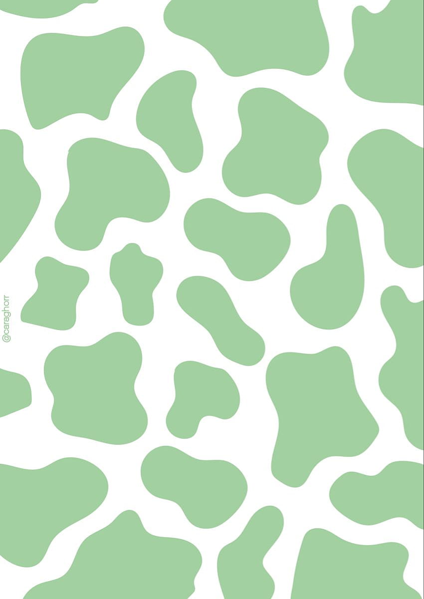 Vaca verde claro, estampado de vaca verde fondo de pantalla del teléfono |  Pxfuel