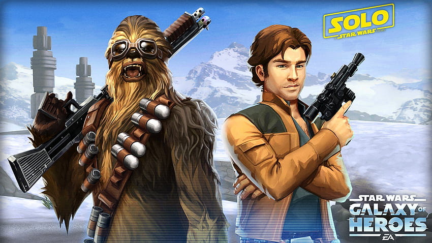Os jovens Han Solo e Chewbacca estão preparados ... ea, han solo e chewbacca millennium falcon papel de parede HD