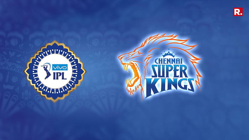 Czcionka Csk, logo Chennai Super Kings Tapeta HD