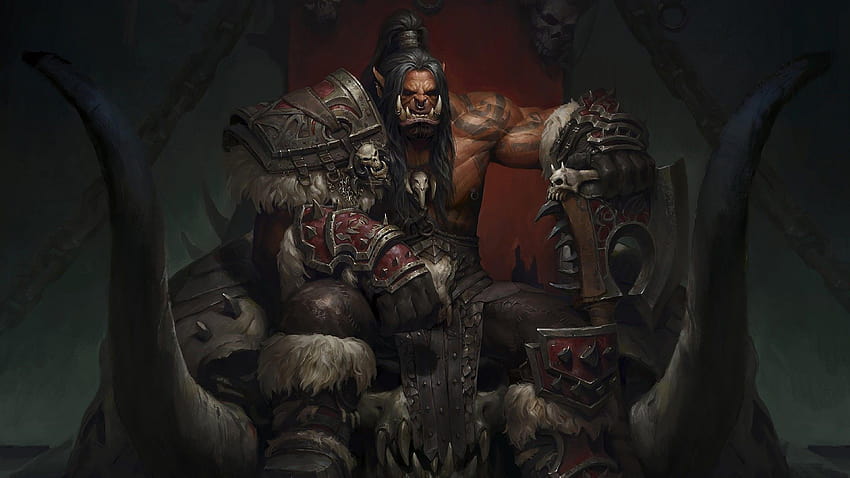 Grommash Hellscream World of Warcraft HD duvar kağıdı