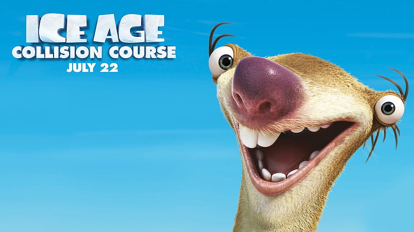 ice age collision course sid smiling HD wallpaper