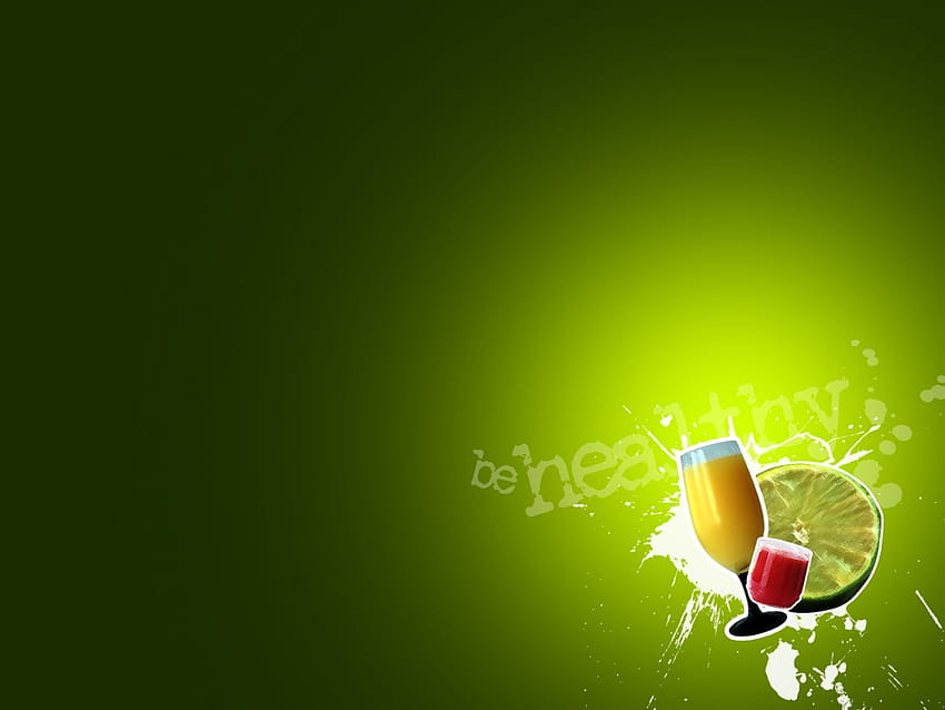 Fruchtgetränke und Gesundheitshintergründe, gesunder Lebensstil HD-Hintergrundbild
