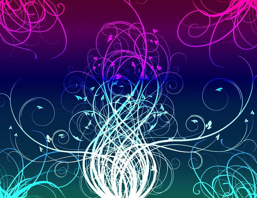 Swirls Tag : Shine Orange Waves Sparkle Autumn Gold Glow, pink and blue for HD wallpaper