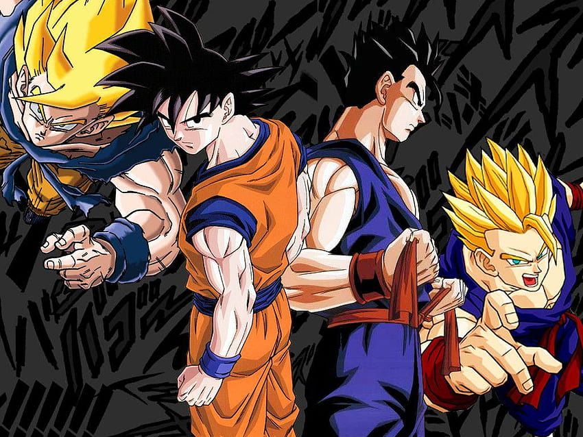 Goku And Gohan Group, gohan vs cell HD wallpaper