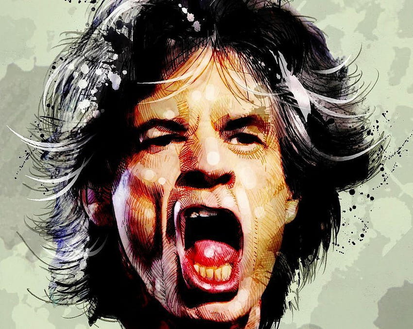 Arte de Mick Jagger fondo de pantalla