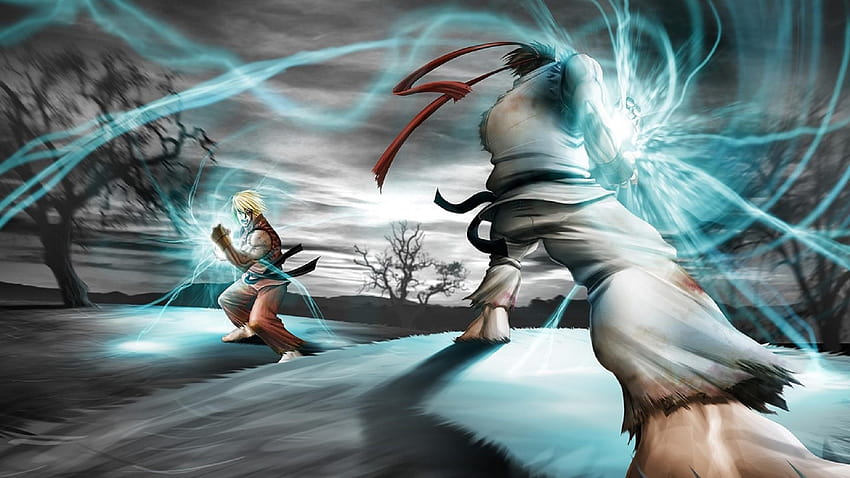 Akuma vs Ryu, ryu vs ken HD wallpaper