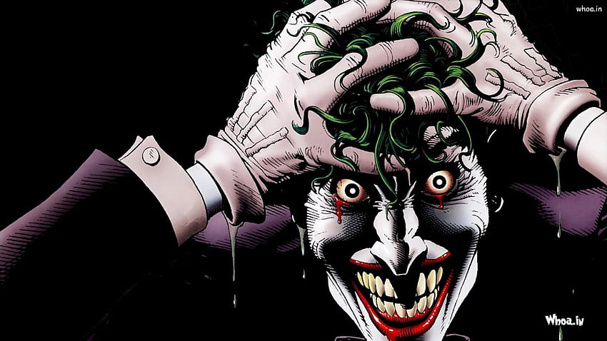 The Joker Scary Face Closeup With Dark Backgrounds, joker close up HD wallpaper