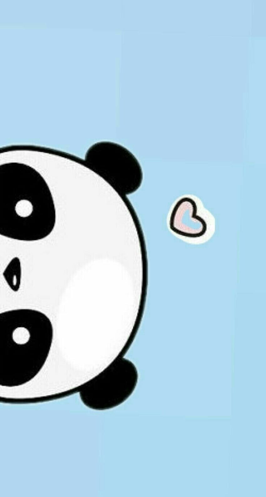 Panda bleu mignon, bleu panda esthétique Fond d'écran de téléphone HD