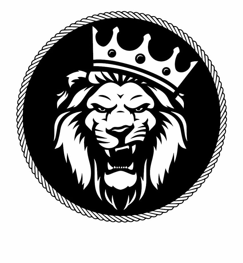 León con corona, corona de león fondo de pantalla del teléfono